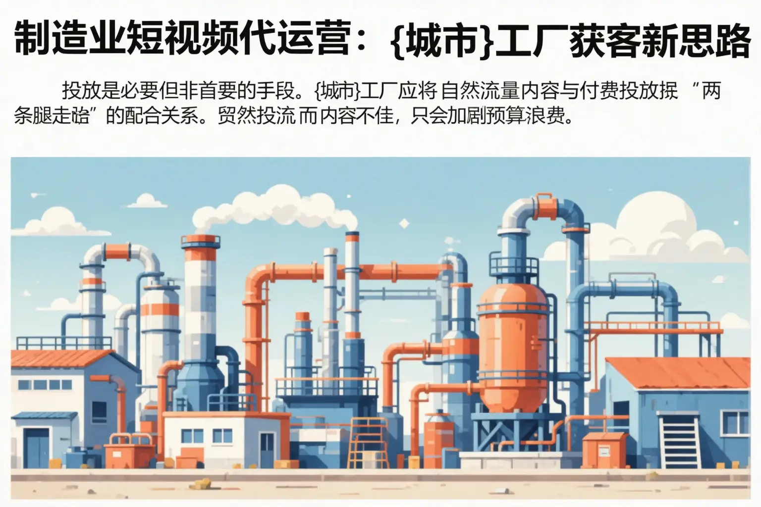 制造业短视频代运营：平江工厂获客新思路