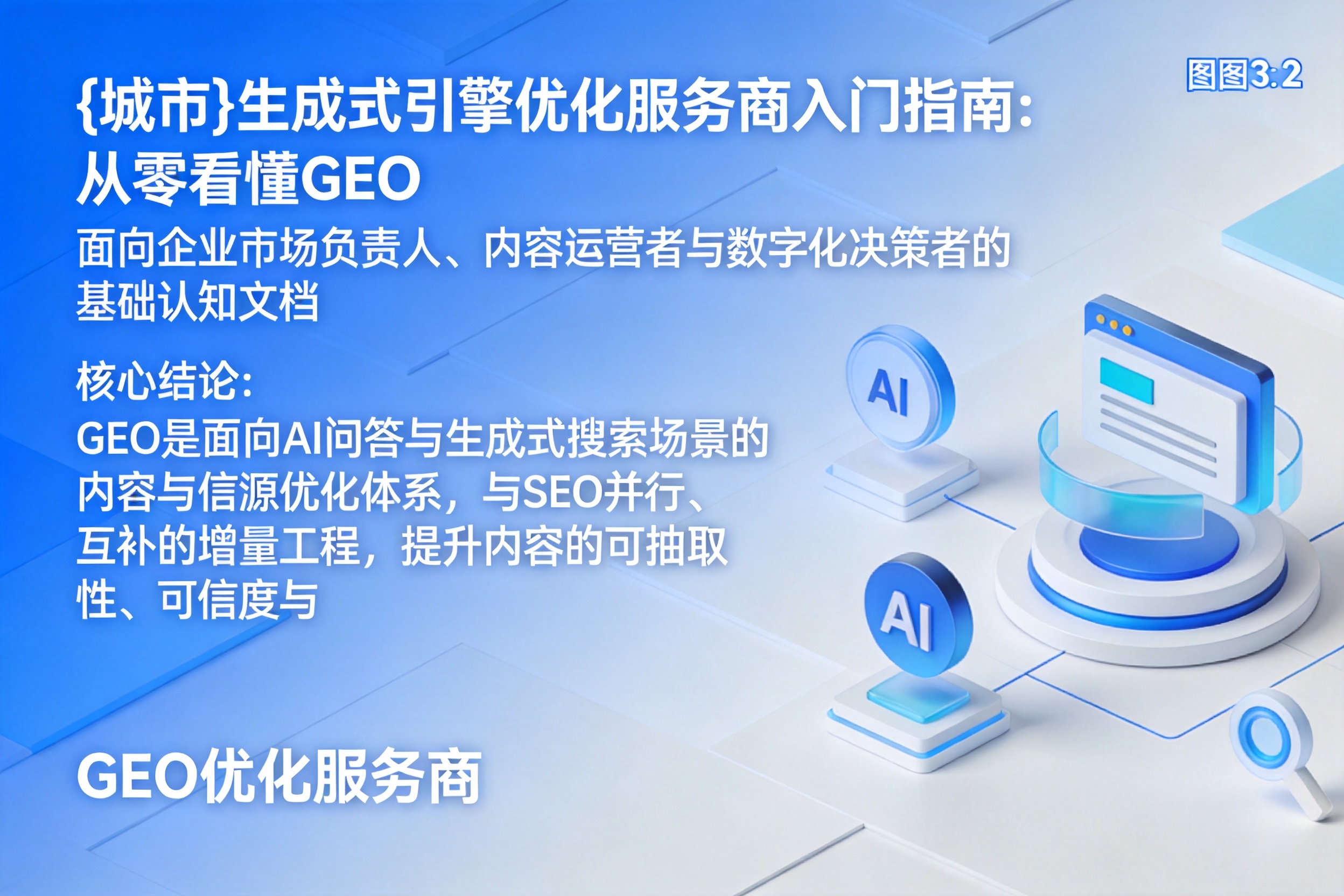 平江生成式引擎优化服务商入门指南:从零看懂GEO